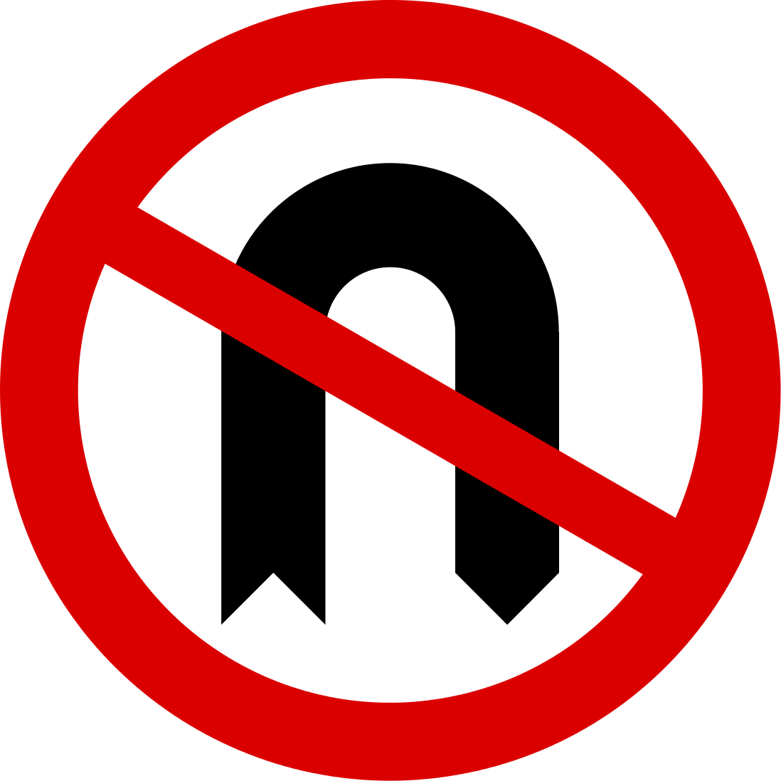 No U-turns